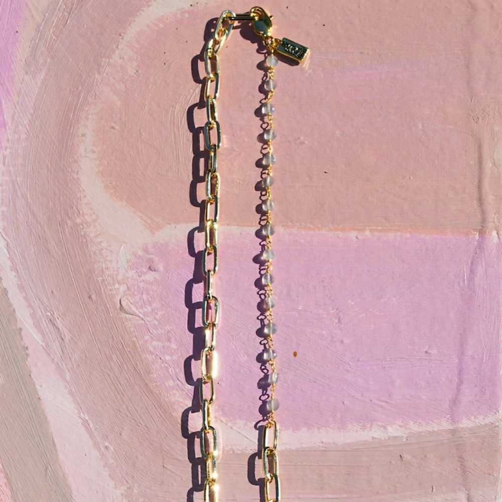 Nwot Native Gem Gold Neckless View 4